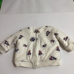 Ralph Lauren White Jacket with Colorful Prints